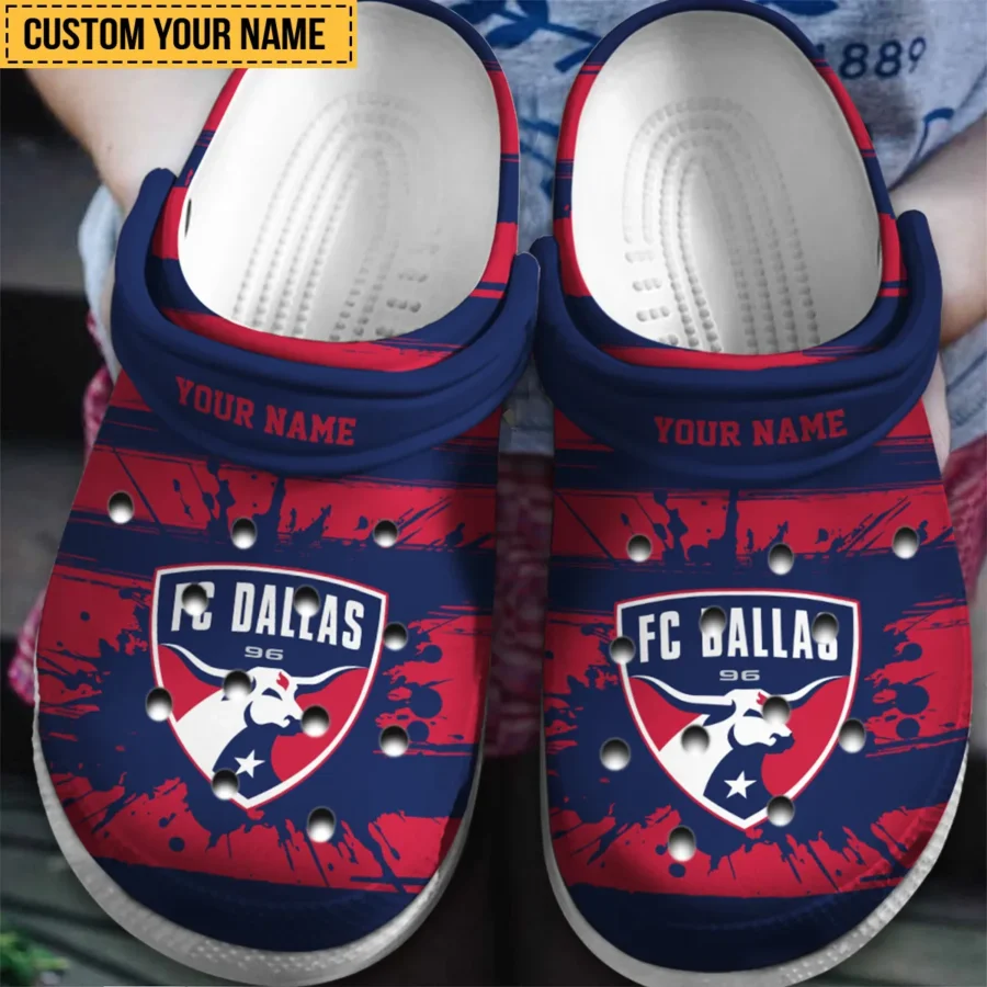 Special Release MLS FC Dallas Classic Crocs All Over Print HOMLS141024CRO01DAL