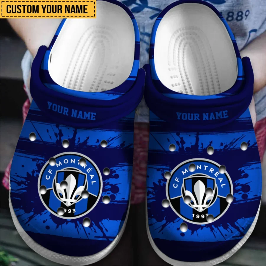 Special Release MLS CF Montreal Classic Crocs All Over Print HOMLS141024CRO01MTL