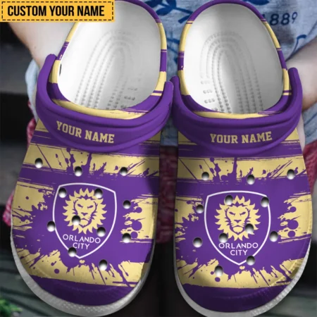 Special Release MLS Orlando City Classic Crocs All Over Print HOMLS141024CRO01ORL