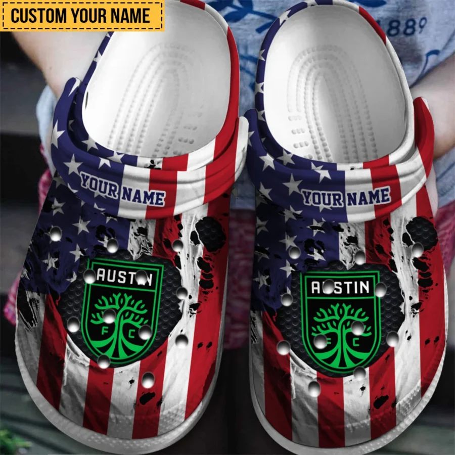 Special Release MLS Austin FC Classic Crocs All Over Print HOMLS151024CRO01ATX