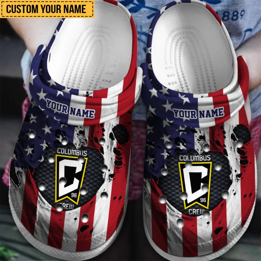 Special Release MLS Columbus Crew Classic Crocs All Over Print HOMLS151024CRO01CLB