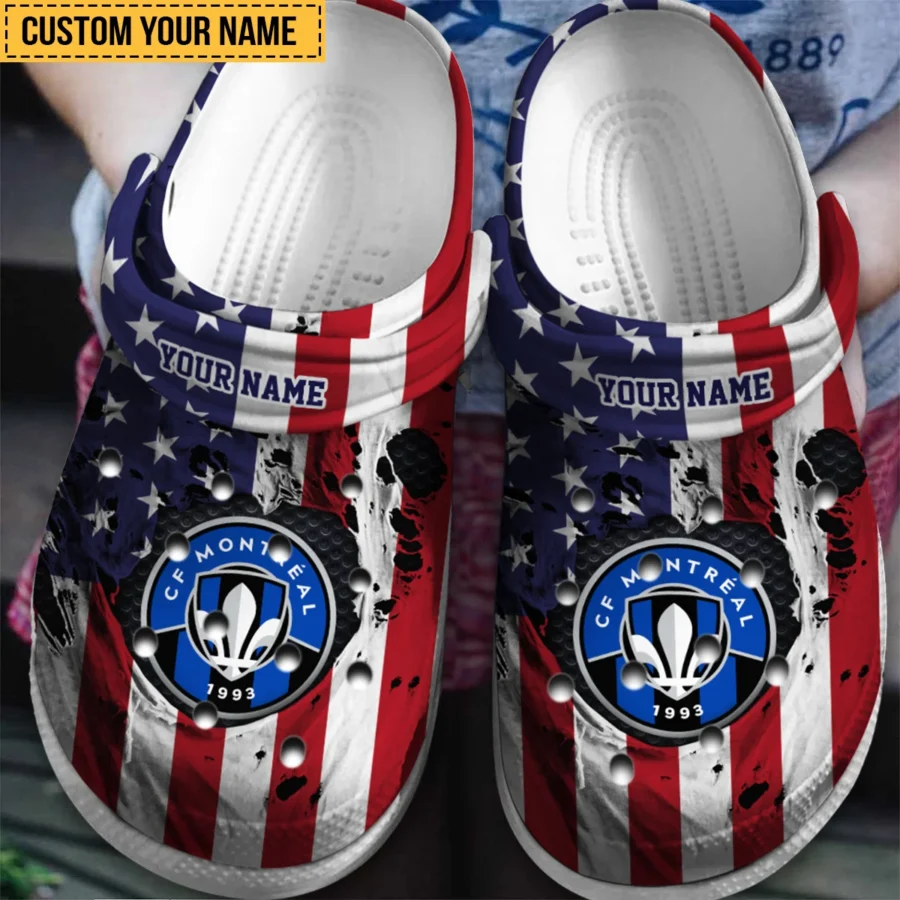 Special Release MLS CF Montreal Classic Crocs All Over Print HOMLS151024CRO01MTL