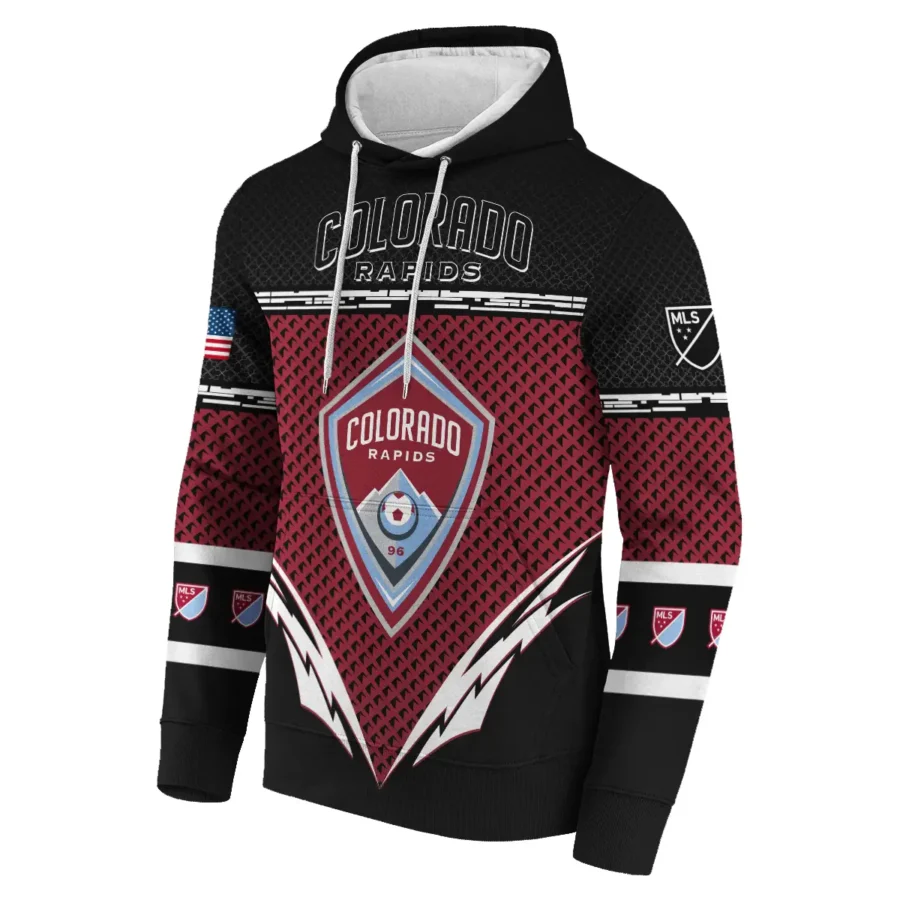 MLS Colorado Rapids Exclusive All Over Prints BLMLS31024A1COLHD - Hoodie