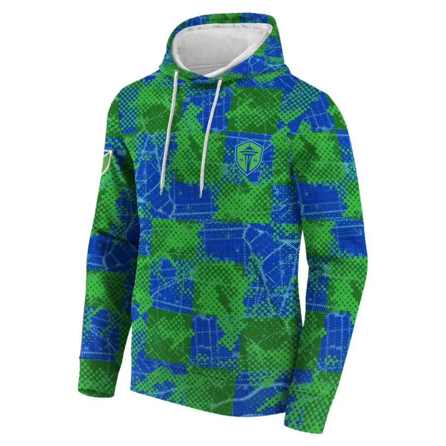 MLS Seattle Sounders Exclusive All Over Prints BLMLS41024A1SEAHD - Hoodie