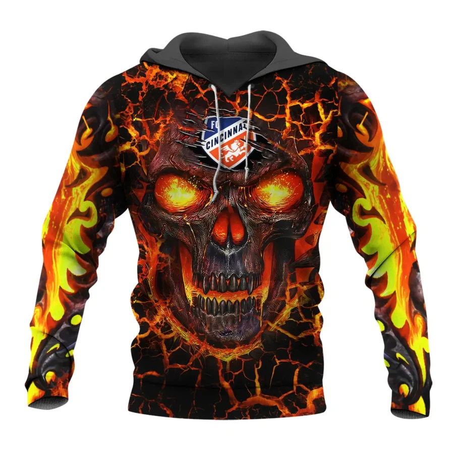 Flaming Skull MLS Cincinnati Exclusive All Over Prints BLMLS41024A3CINHD - Hoodie