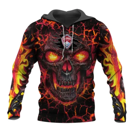 Flaming Skull MLS Colorado Rapids Exclusive All Over Prints BLMLS41024A3COLHD - Hoodie