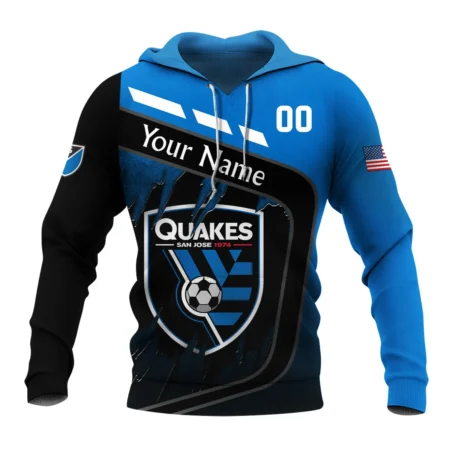 MLS San Jose Earthquakes Exclusive All Over Prints BLMLS51024A1SJHD - Hoodie