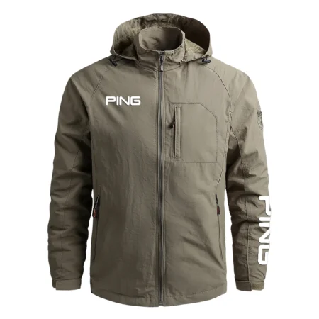 Ping Brand Exclusive Logo Quick Drying Jacket HOBRA301024A02PI - Khaki