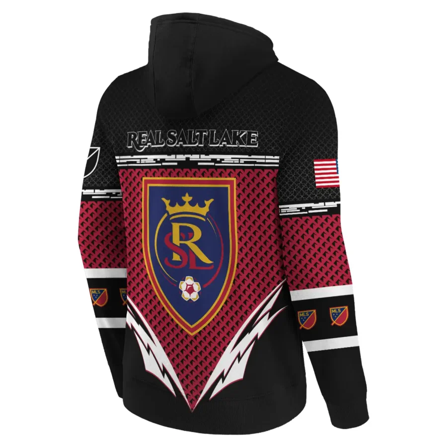 MLS Real Salt Lake Exclusive All Over Prints BLMLS31024A1RSLZHD - Zip Hoodie