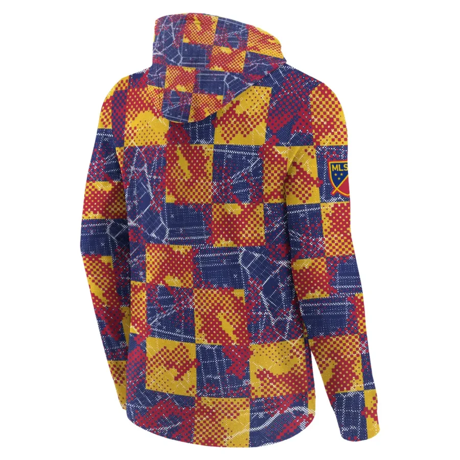 MLS Real Salt Lake Exclusive All Over Prints BLMLS41024A1RSLZHD - Zip Hoodie