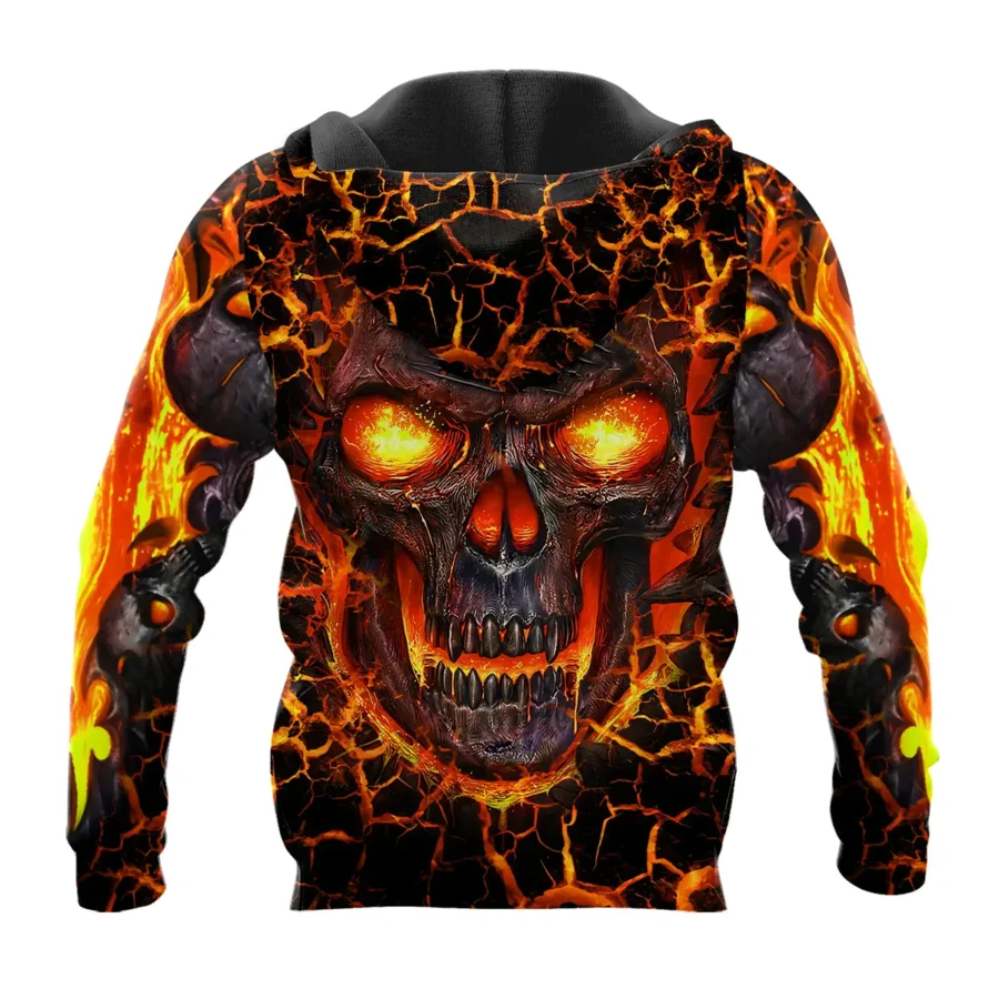 Flaming Skull MLS Cincinnati Exclusive All Over Prints BLMLS41024A3CINHD - Hoodie