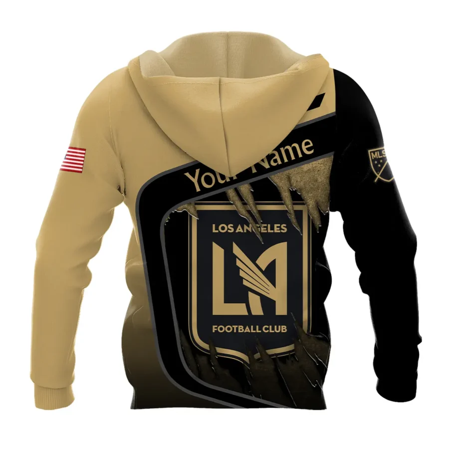 MLS Los Angeles FC Exclusive All Over Prints BLMLS51024A1LAFZHD - Zip Hoodie