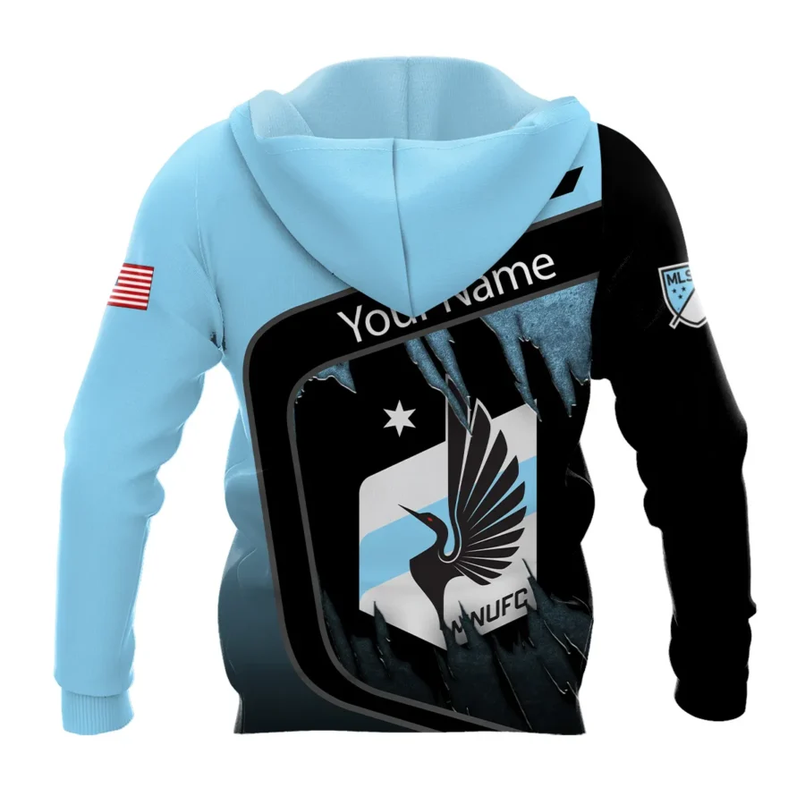 MLS Minnesota United Exclusive All Over Prints BLMLS51024A1MINZHD - Zip Hoodie