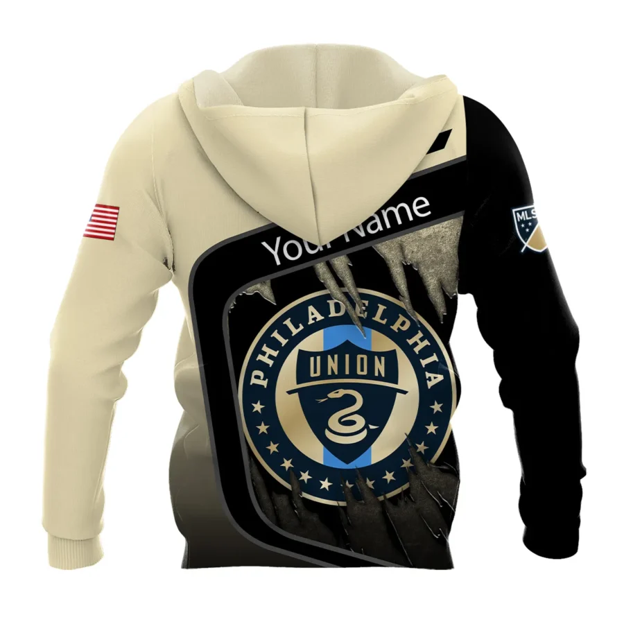 MLS Philadelphia Union Exclusive All Over Prints BLMLS51024A1PHIZHD - Zip Hoodie