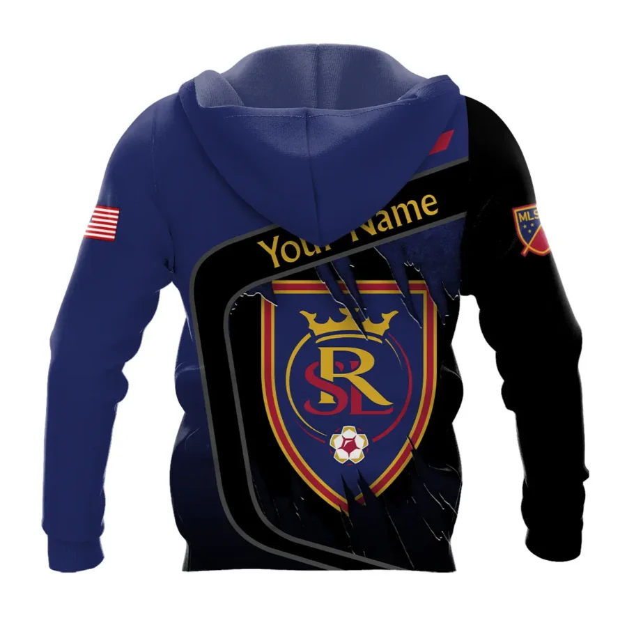 MLS Real Salt Lake Exclusive All Over Prints BLMLS51024A1RSLZHD - Zip Hoodie