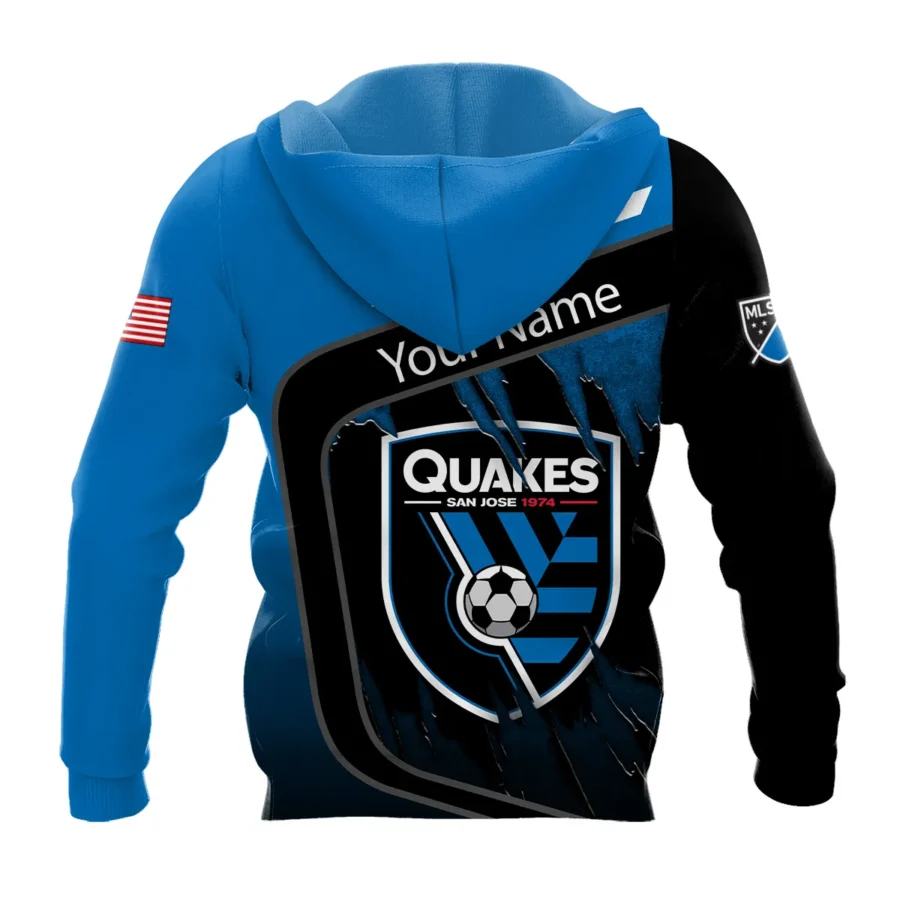 MLS San Jose Earthquakes Exclusive All Over Prints BLMLS51024A1SJZHD - Zip Hoodie