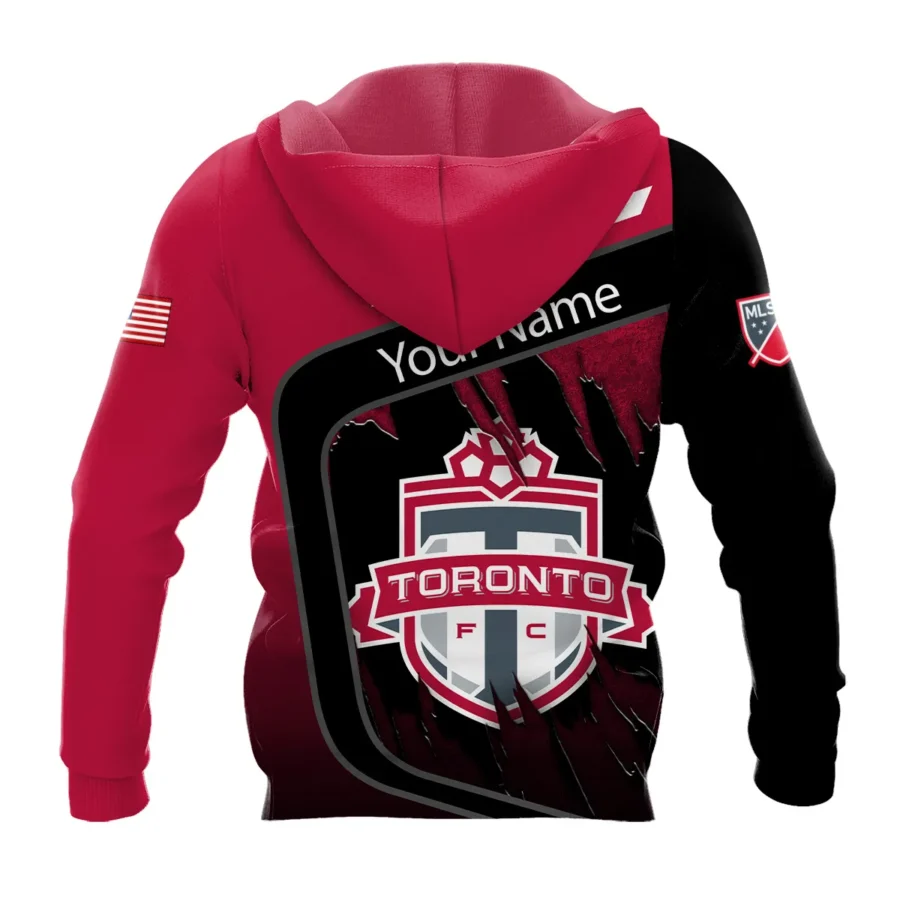 MLS Toronto FC Exclusive All Over Prints BLMLS51024A1TORZHD - Zip Hoodie