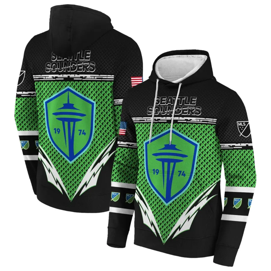 MLS Seattle Sounders Exclusive All Over Prints BLMLS31024A1SEAHD - Hoodie