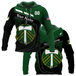 MLS Portland Timbers Exclusive All Over Prints BLMLS51024A1PORHDR - Hoodie Dress