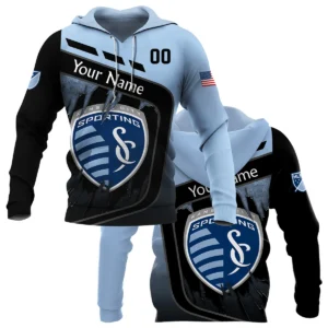 MLS Sporting Kansas City Exclusive All Over Prints BLMLS51024A1SKCHDR - Hoodie Dress