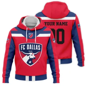 Special Release FC Dallas MLS Zipper Hoodie  All Over Prints HOMLS021024A01DALZHD