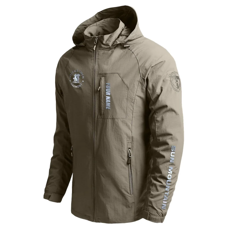 Sun Mountain 125th U.S. Open Exclusive Logo Quick Drying Jacket HO125301024A01SM - Khaki