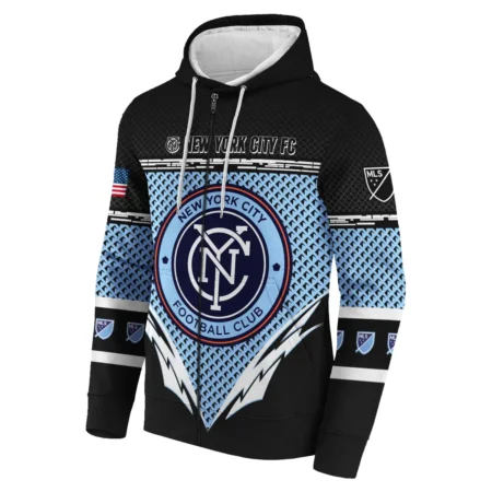 MLS New York City Exclusive All Over Prints BLMLS31024A1NYCZHD - Zip Hoodie