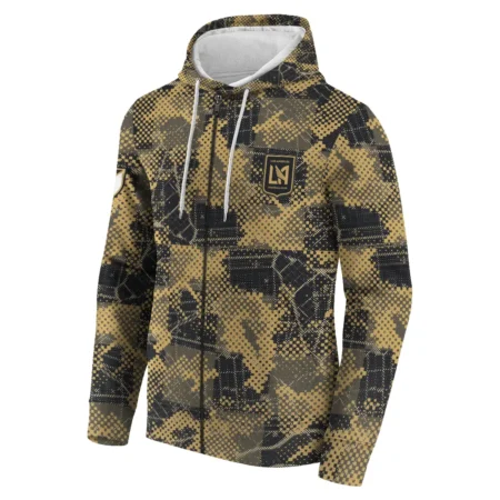 MLS Los Angeles FC Exclusive All Over Prints BLMLS41024A1LAFZHD - Zip Hoodie