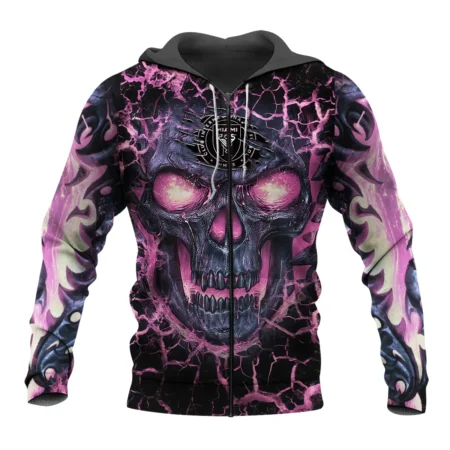 Flaming Skull MLS Inter Miami Exclusive All Over Prints BLMLS41024A3MIAZHD - Zip Hoodie