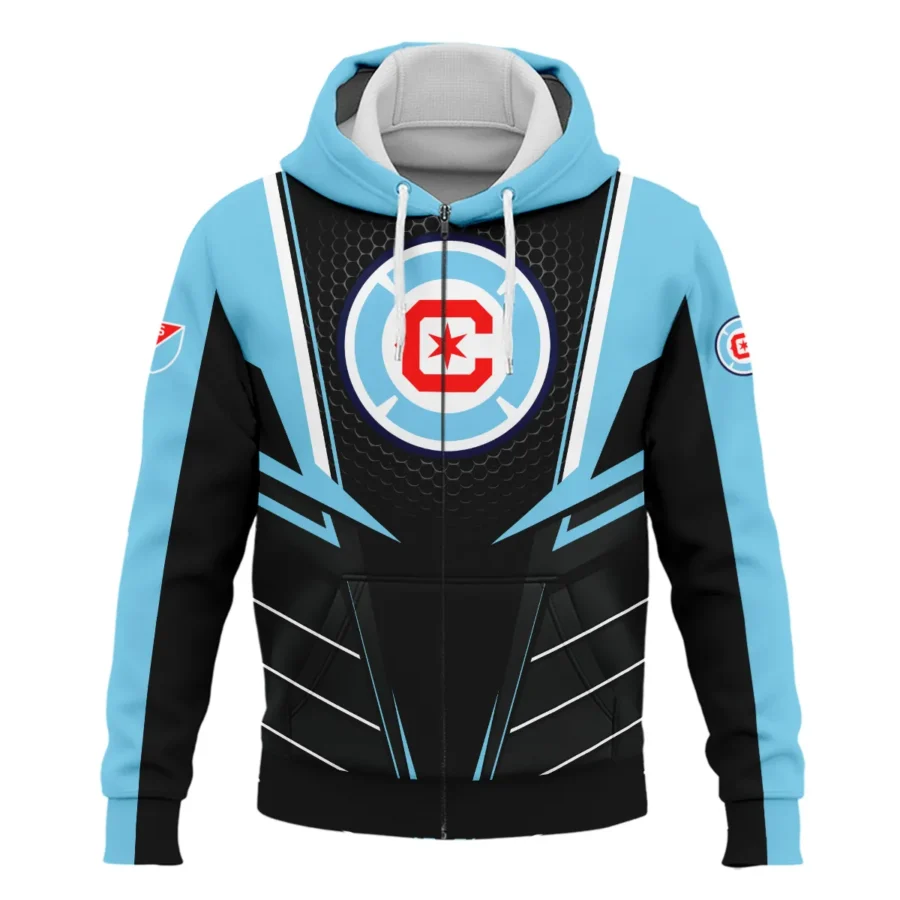 Special Release Chicago Fire MLS Zipper Hoodie  All Over Prints HOMLS011024A01CHIZHD