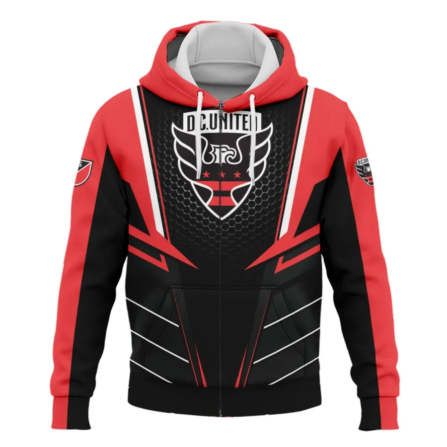 Special Release DC United MLS Zipper Hoodie  All Over Prints HOMLS011024A01DCZHD