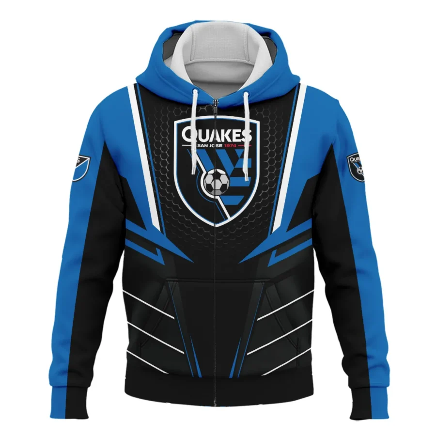 Special Release San Jose Earthquakes MLS Zipper Hoodie  All Over Prints HOMLS011024A01SJZHD