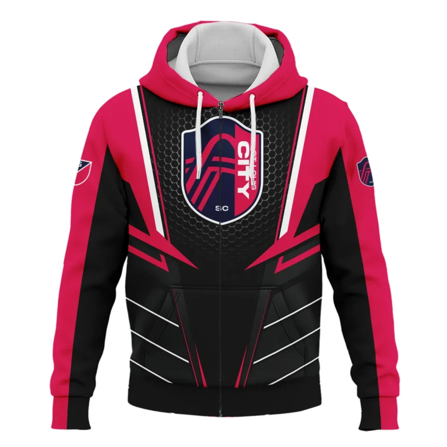 Special Release St. Louis City MLS Zipper Hoodie  All Over Prints HOMLS011024A01STLZHD