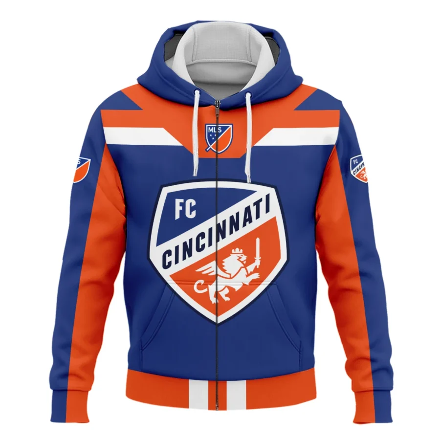 Special Release Cincinnati MLS Zipper Hoodie  All Over Prints HOMLS021024A01CINZHD