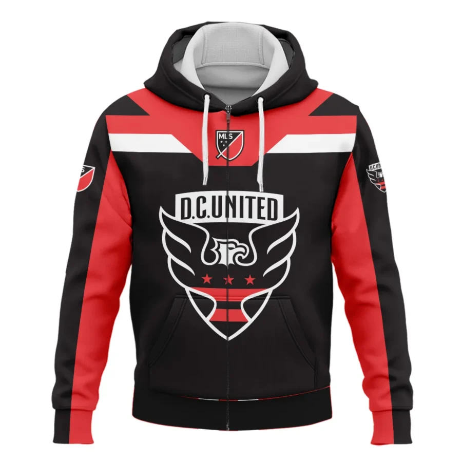 Special Release DC United MLS Zipper Hoodie  All Over Prints HOMLS021024A01DCZHD