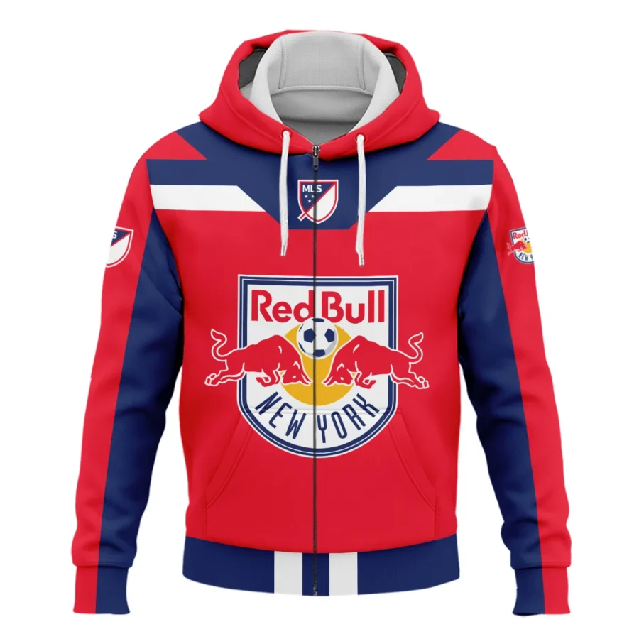 Special Release New York Red Bulls MLS Zipper Hoodie  All Over Prints HOMLS021024A01NYZHD