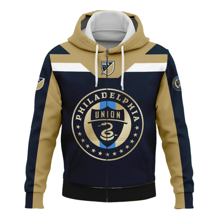 Special Release Philadelphia Union MLS Zipper Hoodie  All Over Prints HOMLS021024A01PHIZHD