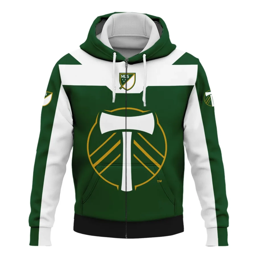 Special Release Portland Timbers MLS Zipper Hoodie  All Over Prints HOMLS021024A01PORZHD