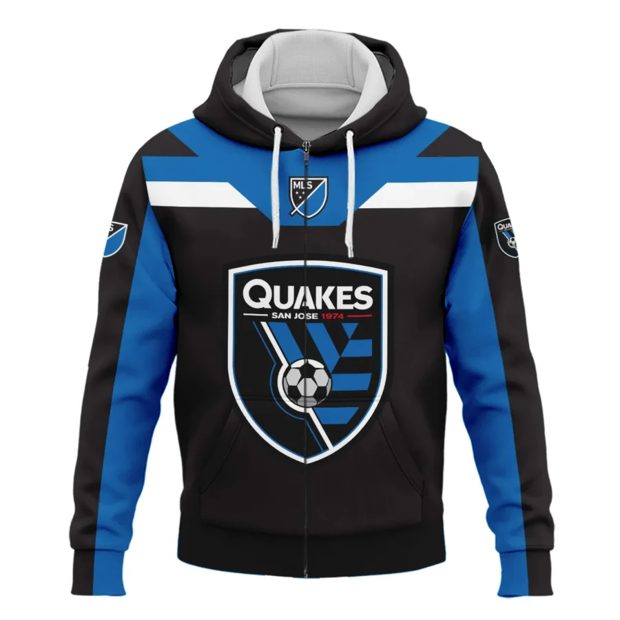 Special Release San Jose Earthquakes MLS Zipper Hoodie  All Over Prints HOMLS021024A01SJZHD