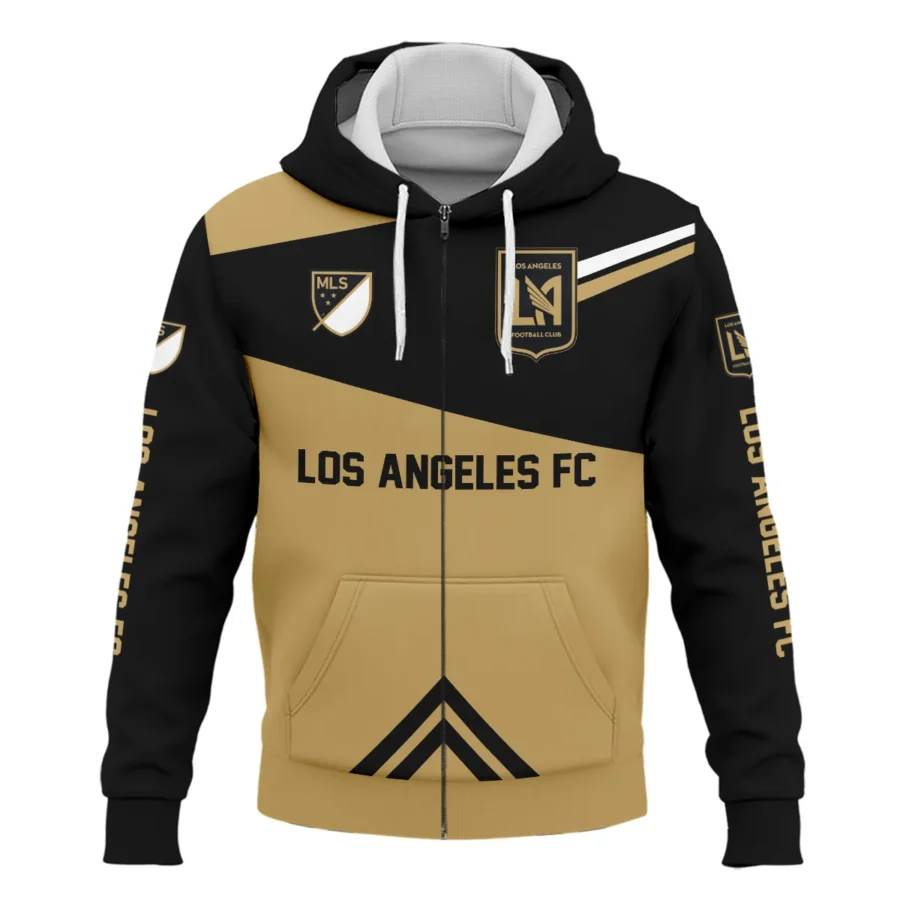 Special Release Los Angeles FC MLS Zipper Hoodie  All Over Prints HOMLS031024A01LAFZHD