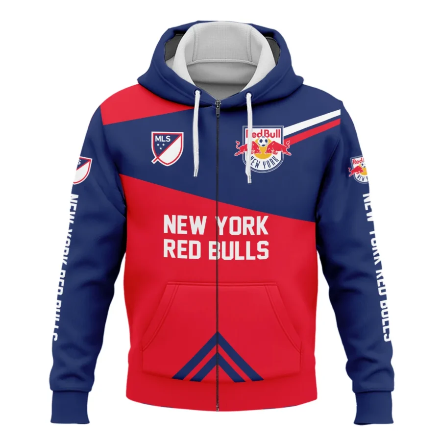 Special Release New York Red Bulls MLS Zipper Hoodie  All Over Prints HOMLS031024A01NYZHD