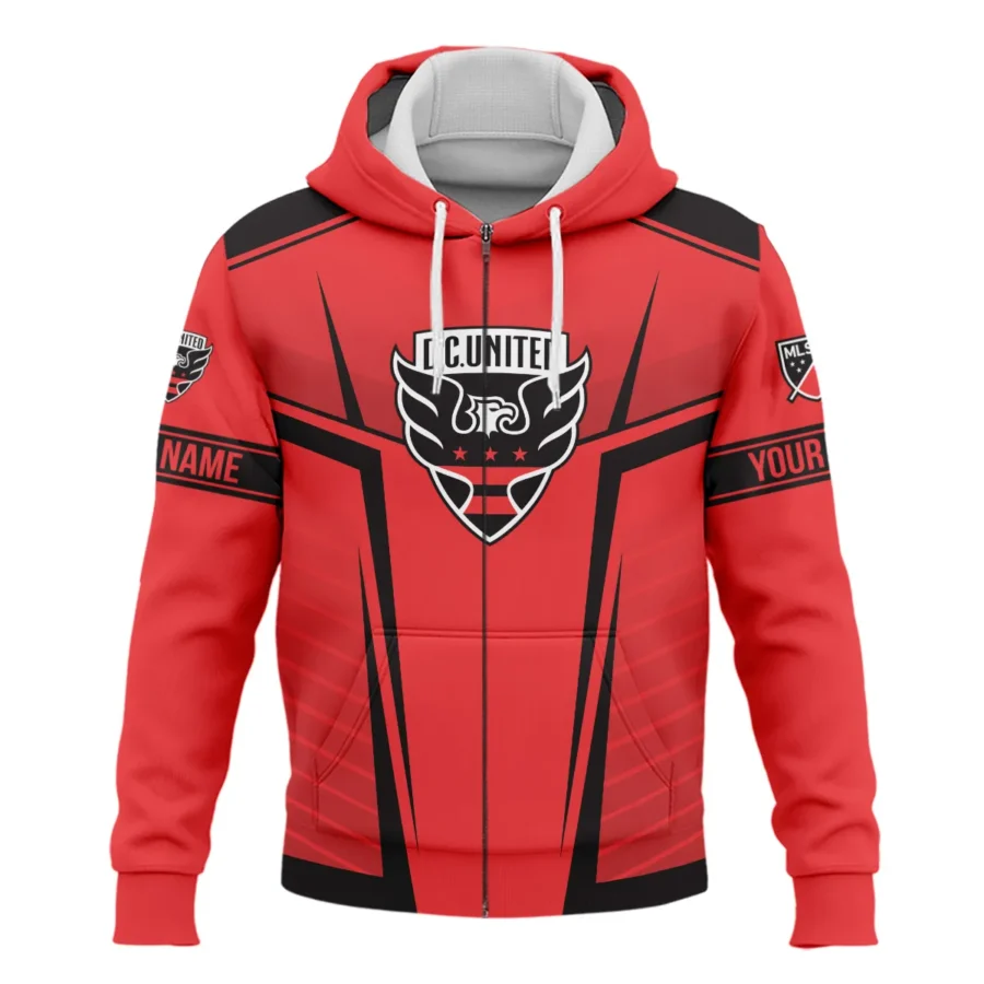 Special Release DC United MLS Zipper Hoodie  All Over Prints QTMLS021024A1DCZHD