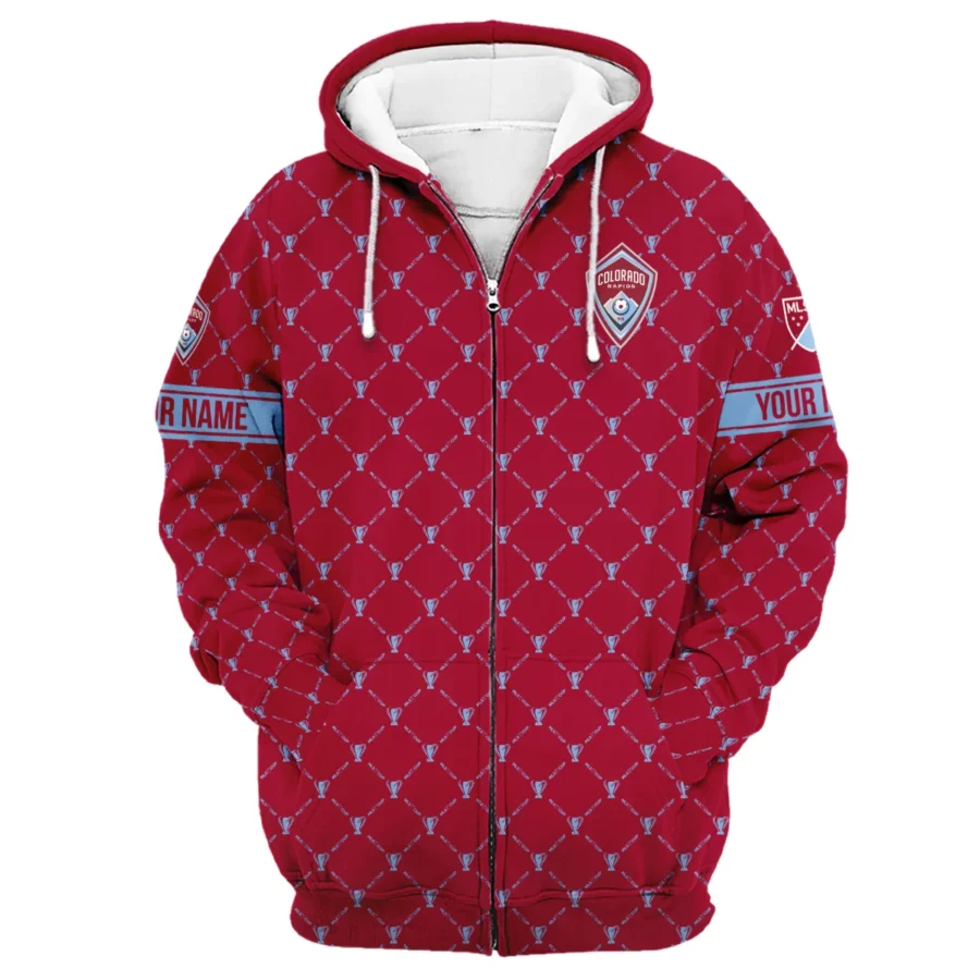 Special Release Personalized Colorado Rapids MLS Zipper Hoodie  All Over Prints QTMLS021024A3COLZHD