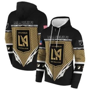 Special Release Los Angeles FC MLS Quarter Zip Jacket  All Over Prints HOMLS031024A01LAFSWZ