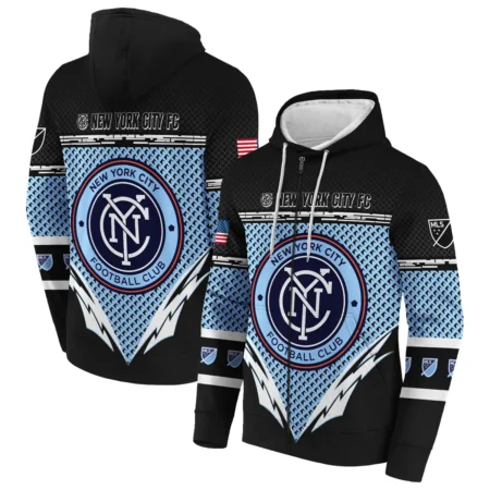 MLS New York City Exclusive All Over Prints BLMLS31024A1NYCZHD - Zip Hoodie