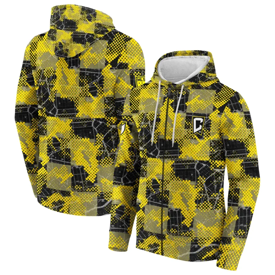 MLS Columbus Crew Exclusive All Over Prints BLMLS41024A1CLBZHD - Zip Hoodie