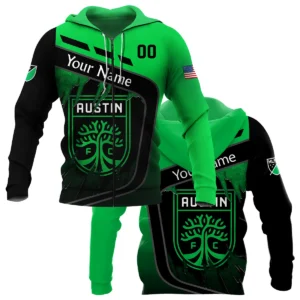 MLS Austin FC Exclusive All Over Prints BLMLS51024A1ATXWJ - Windbreaker Outdoor Jacket