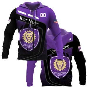 MLS Orlando City Exclusive All Over Prints BLMLS51024A1ORLWJ - Windbreaker Outdoor Jacket