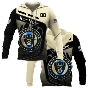 MLS Philadelphia Union Exclusive All Over Prints BLMLS51024A1PHIWJ - Windbreaker Outdoor Jacket