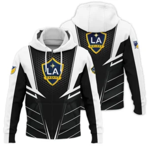 Special Release LA Galaxy MLS Quarter Zip Jacket  All Over Prints HOMLS011024A01LASWZ